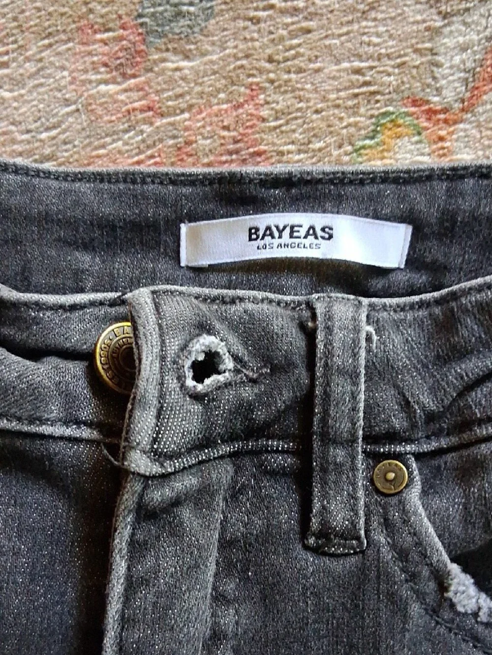 Bayeas Women's Dark Gray Bootcut Jeans - Classic Everyday Style